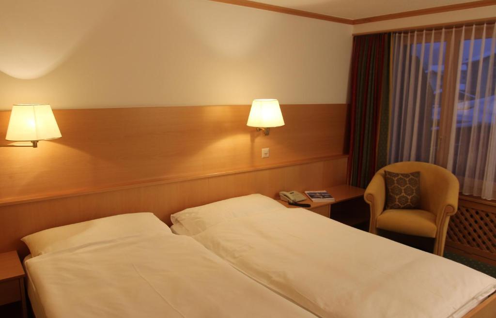 Top Floor Double Room Roof Slope with Matterhorn View
